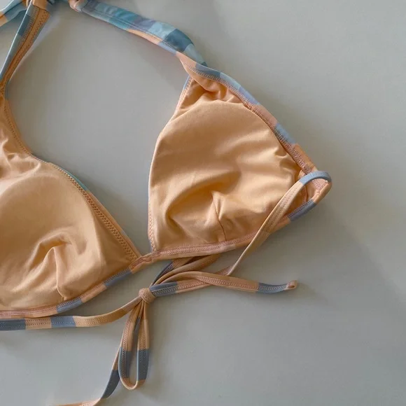 Cupshe Bikini Top Tie Back Halter - Picture 8 of 11